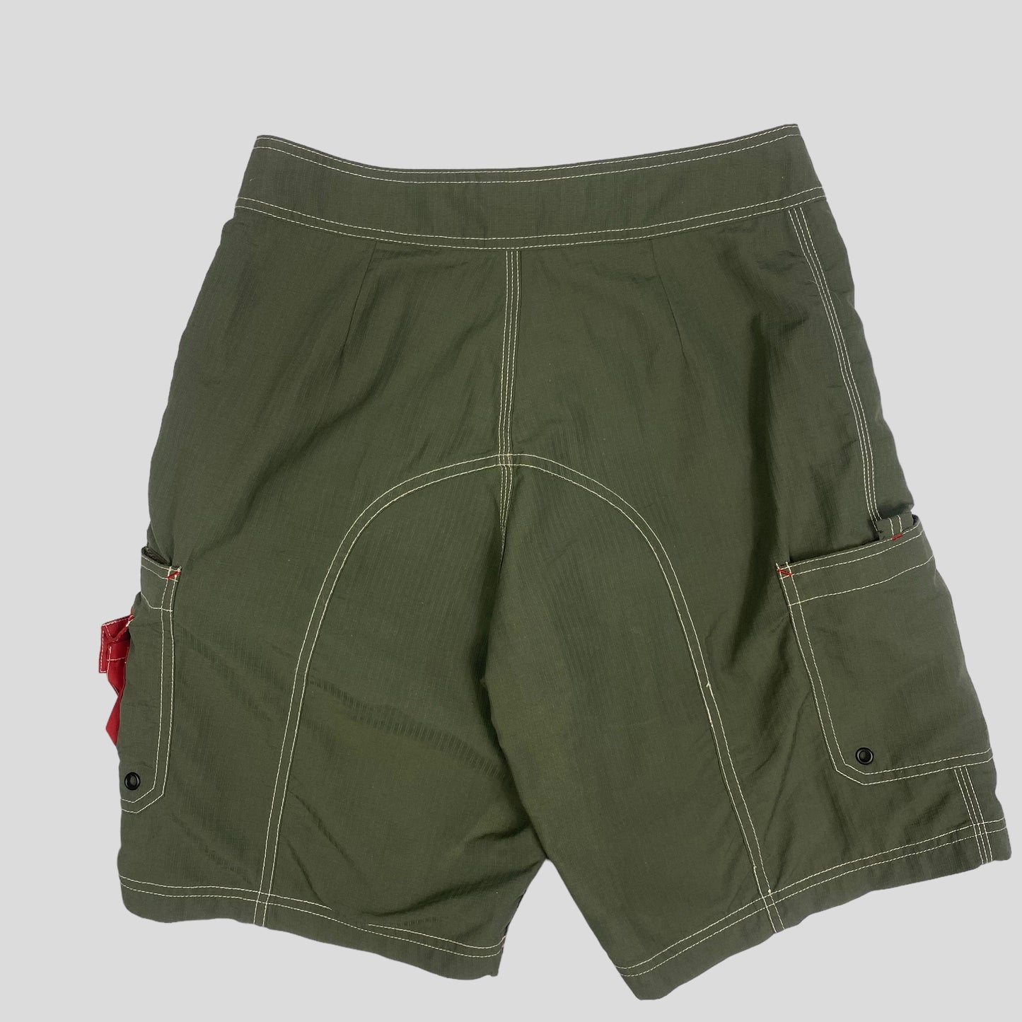 Stussy 2001 “Prada Sport” Rip Nylon Cargo Shorts - 30
