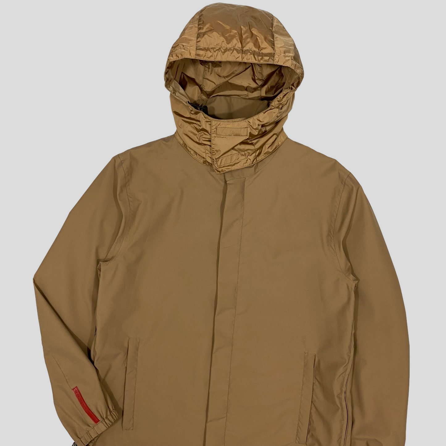 Prada Sport SS01 Goretex Jacket with Nylon Pocket Hood - L