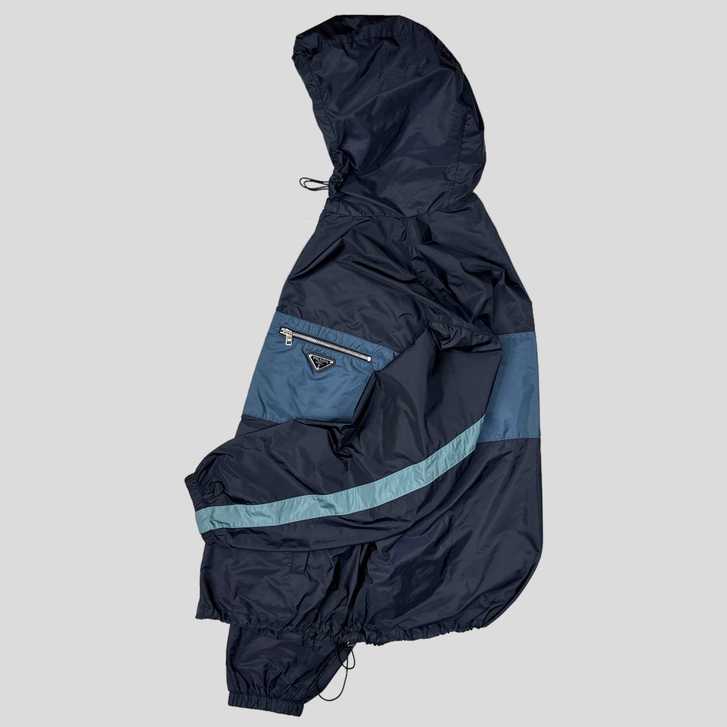 Prada Milano 2019 Nylon Panelled K-way Jacket - XL/XXL