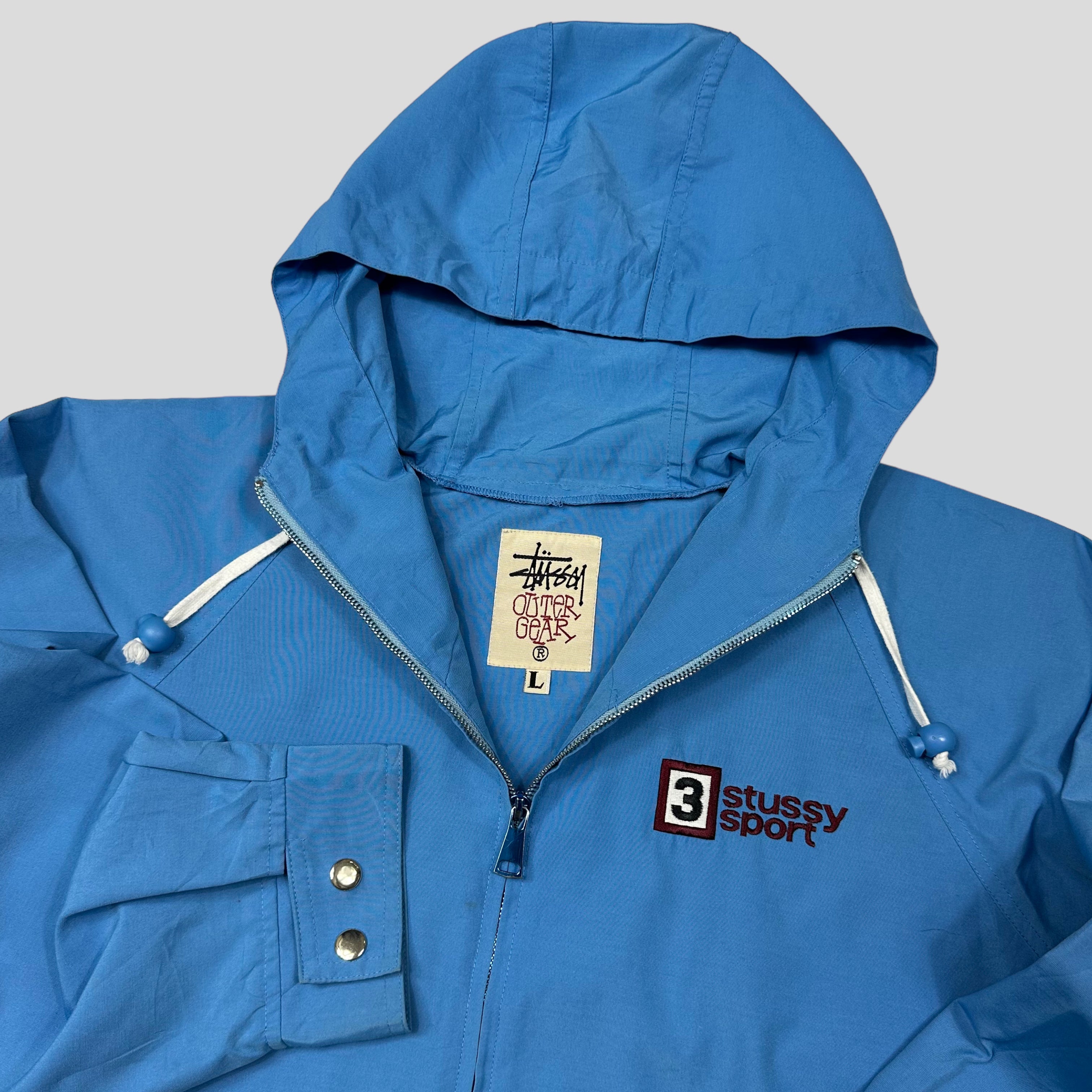 Stussy on sale blue jacket