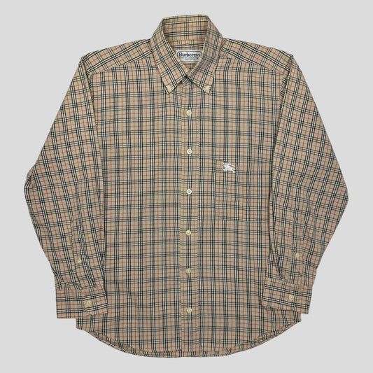 Burberry 90’s Nova Check LS Shirt - S/M