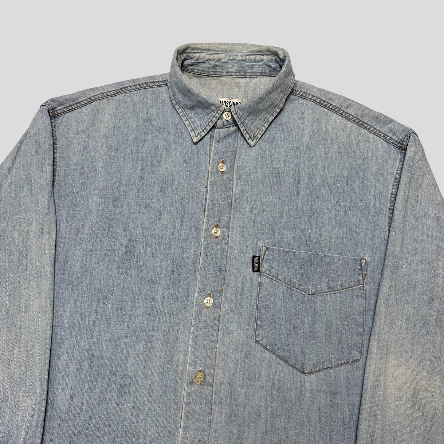 Moschino Jeans ‘94 “denim” shirt - L