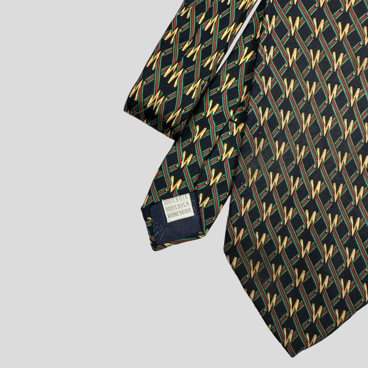 Moschino 90’s Silk M Print Tie