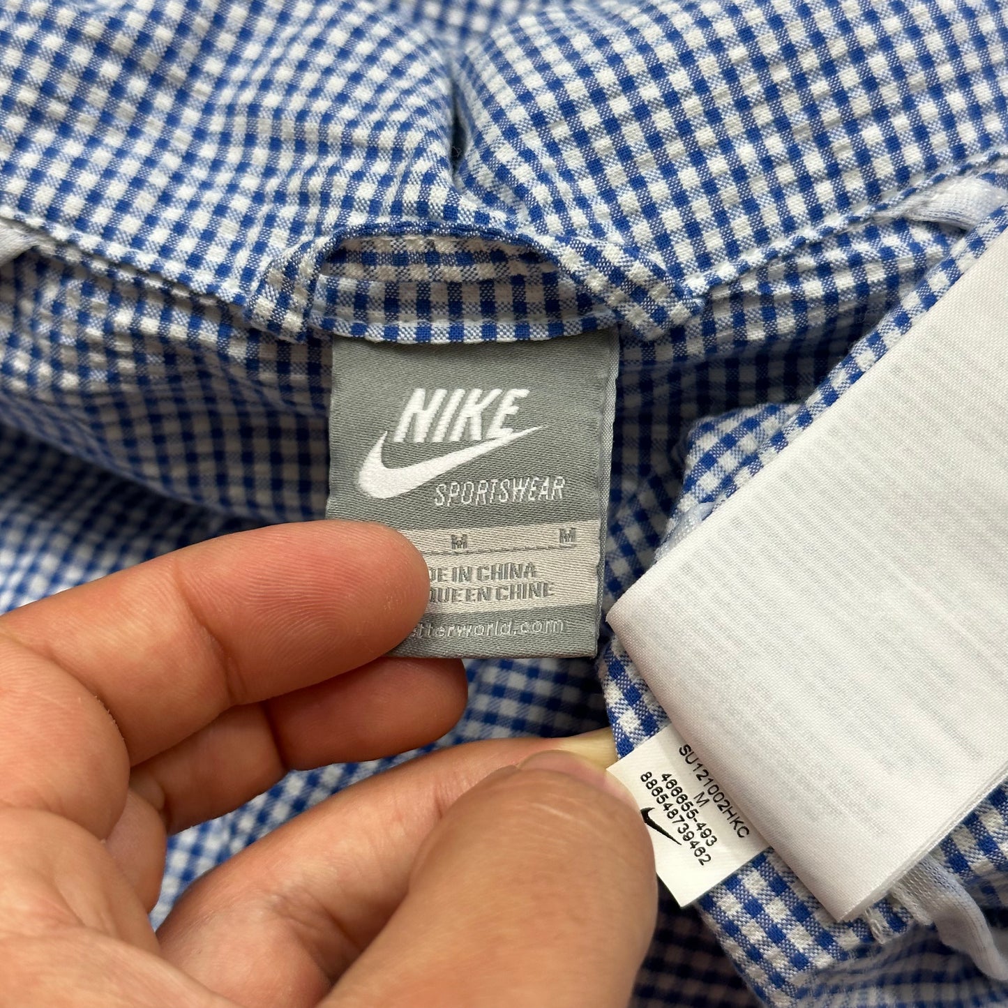 Nike SS11 Gingham Check Jacket - M/L