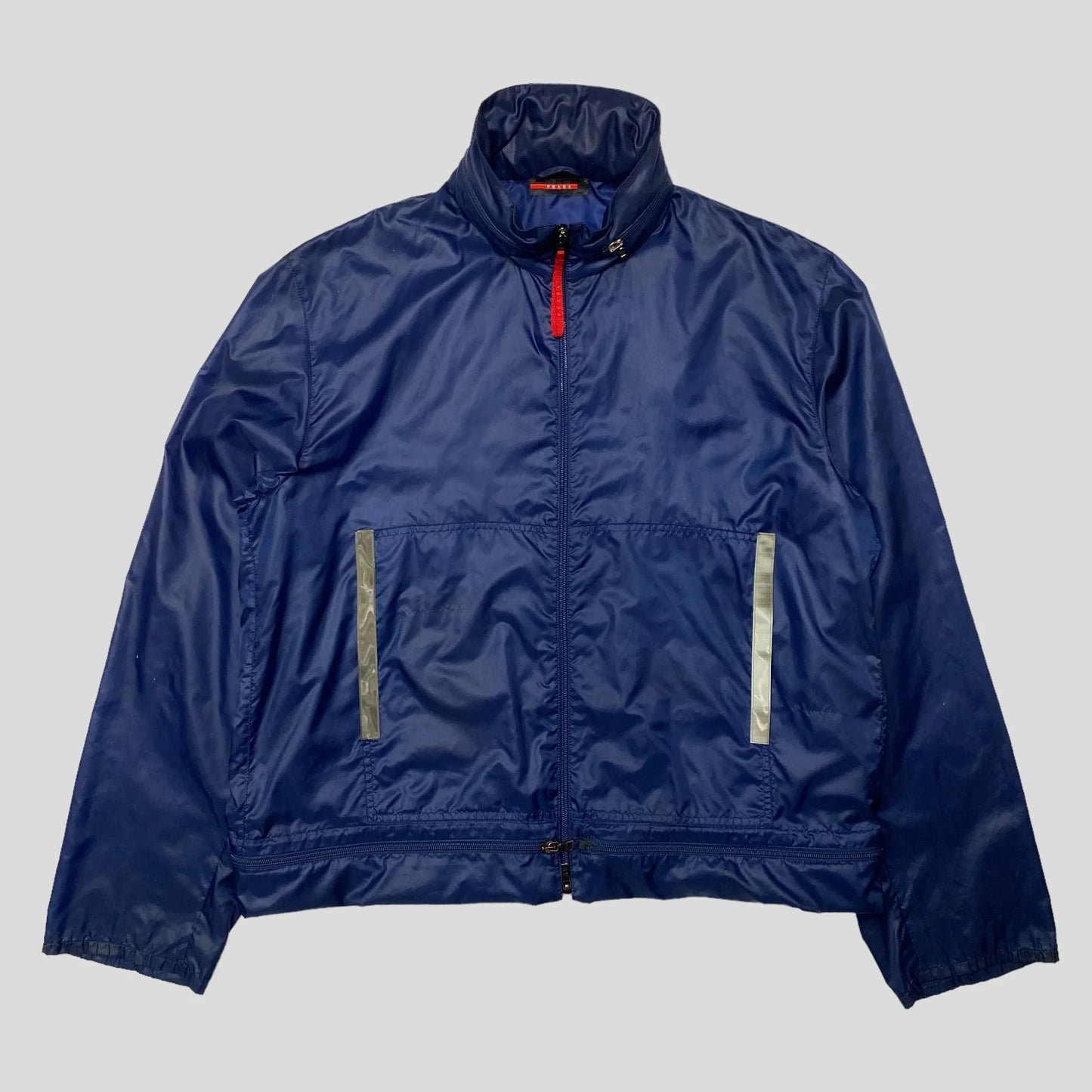 Prada Sport SS00 Convertible Nylon Reflective Jacket - L/XL