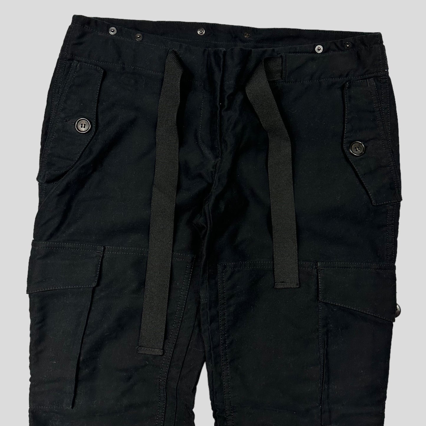Prada Sport 00’s Belted Suede Cargo Trousers - UK12/14