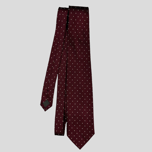 Moschino 80’s Silk Polkadot Tie