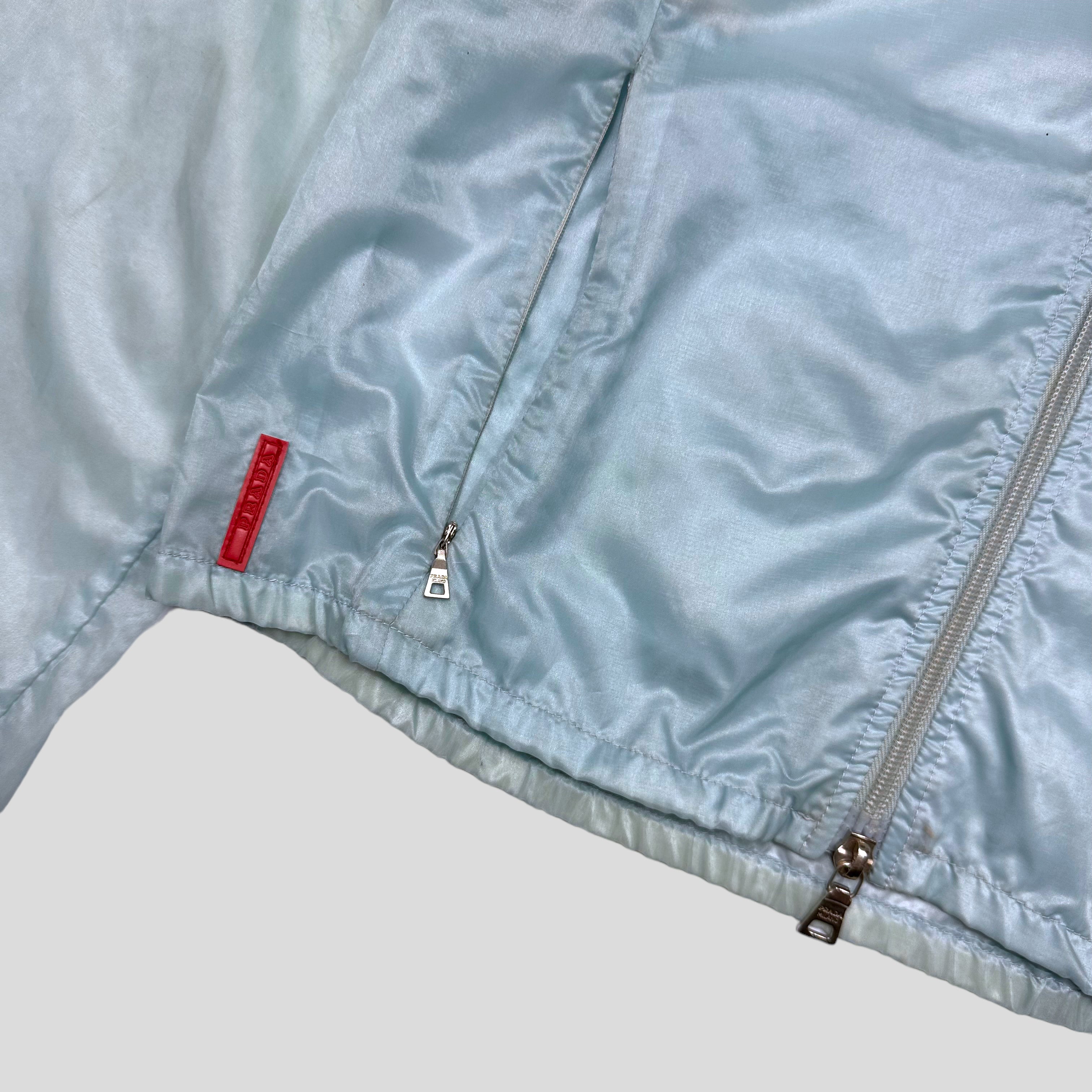 Prada Sport 00 s Transparent Baby Blue Jacket S