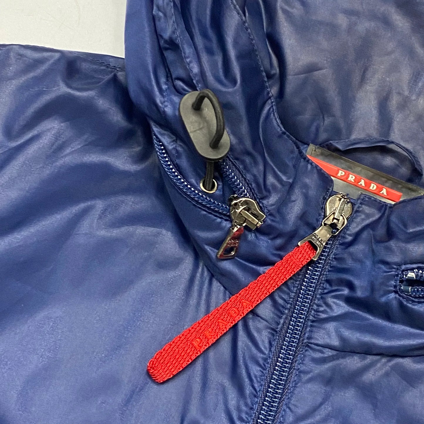 Prada Sport SS00 Convertible Nylon Reflective Jacket - L/XL