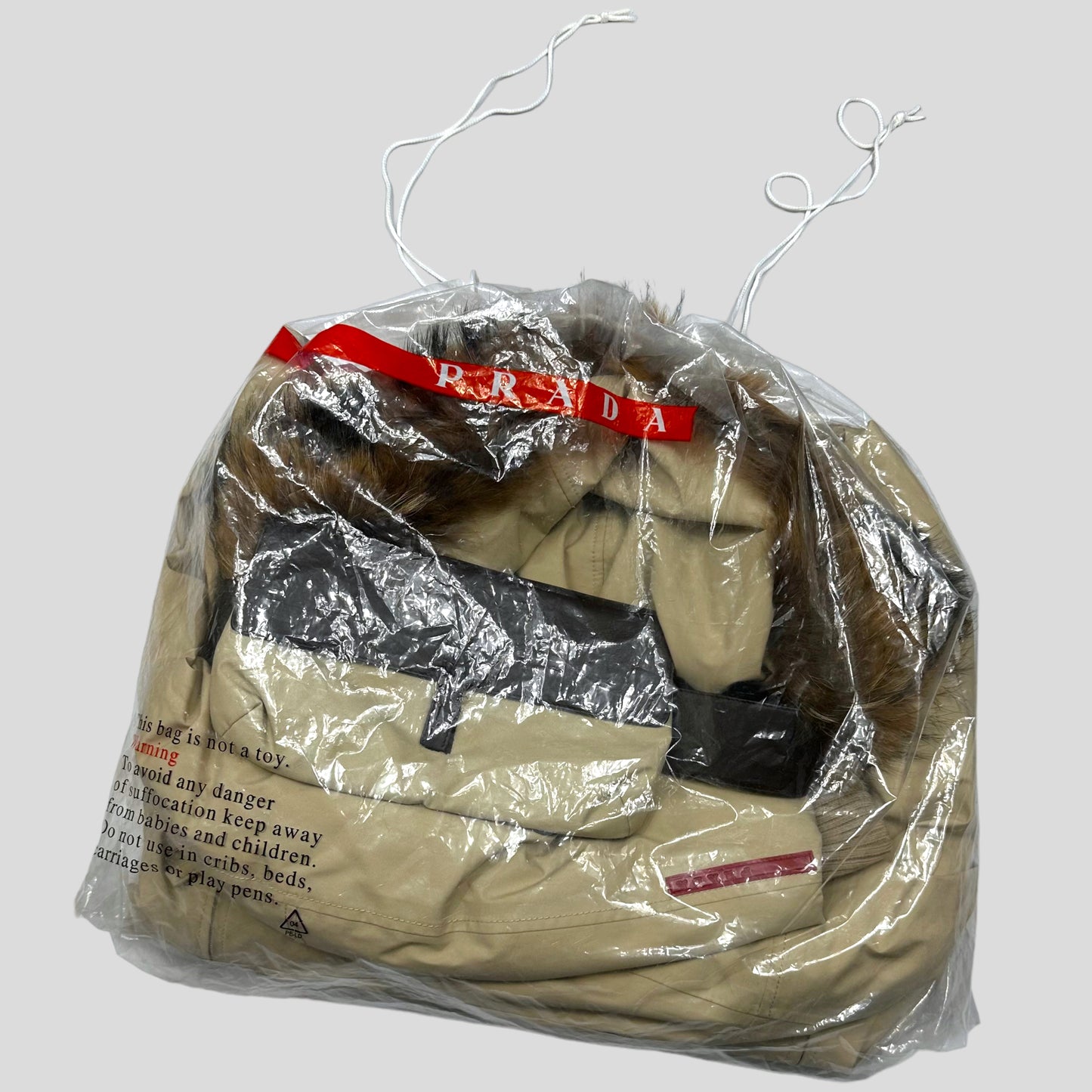 Prada Sport 00’s Goretex Faux Fur Ski Jacket + Belt Bag - IT44