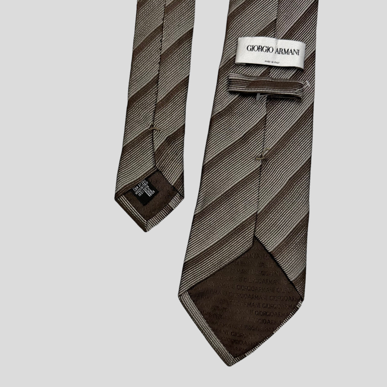 Giorgio Armani 90’s Striped Silk Tie