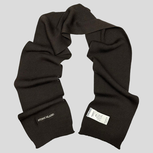 Stone Island AW10 Ribbed Wool Scarf