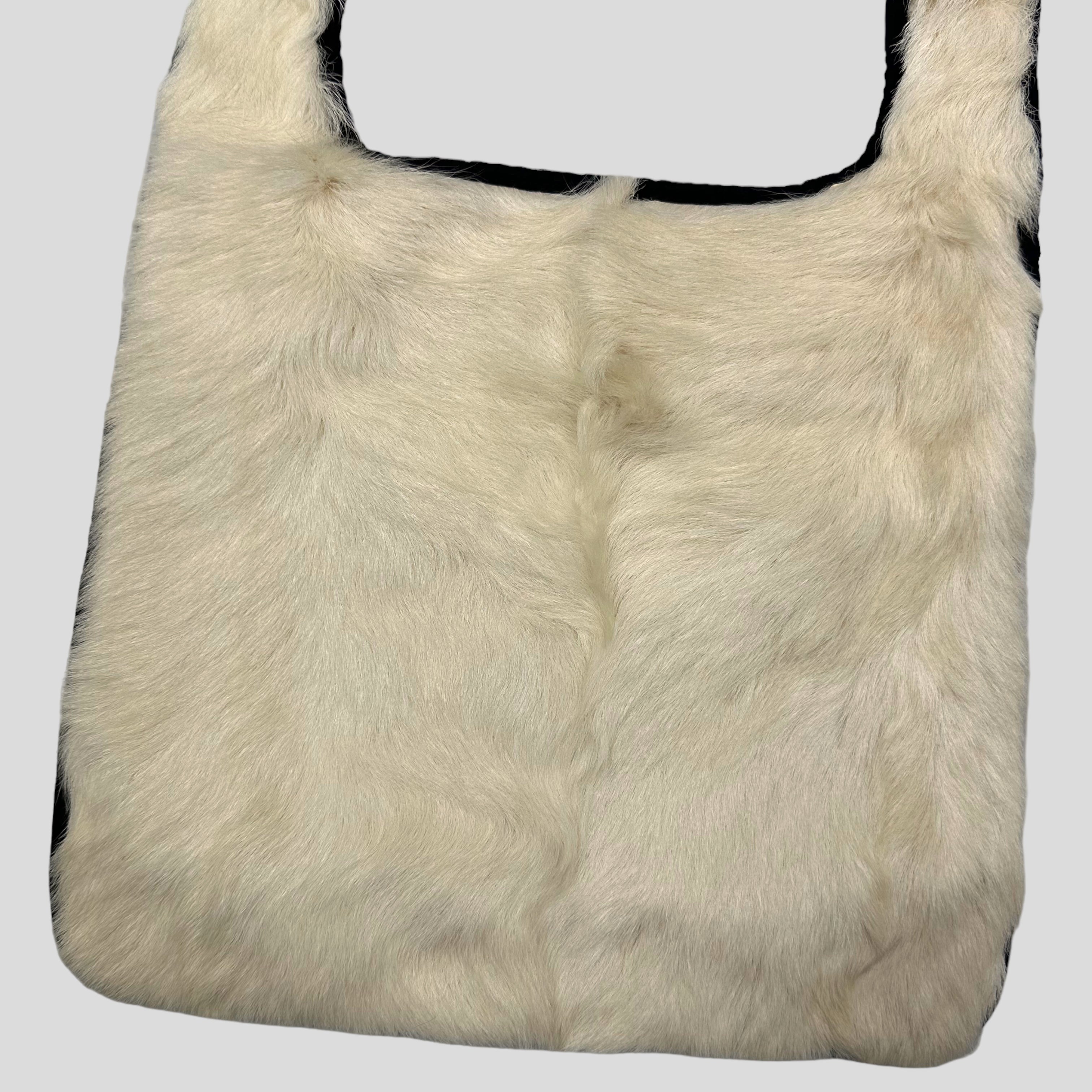 Prada Sport 1999 Goat Fur Reversible Crossbody Bag – Warmwaves