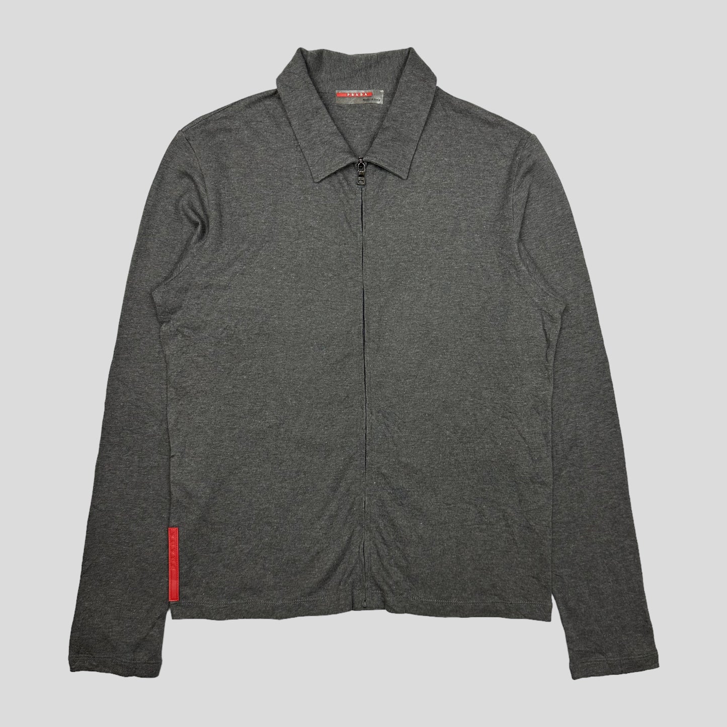 Prada Sport SS99 Grey Zip Shirt - 8