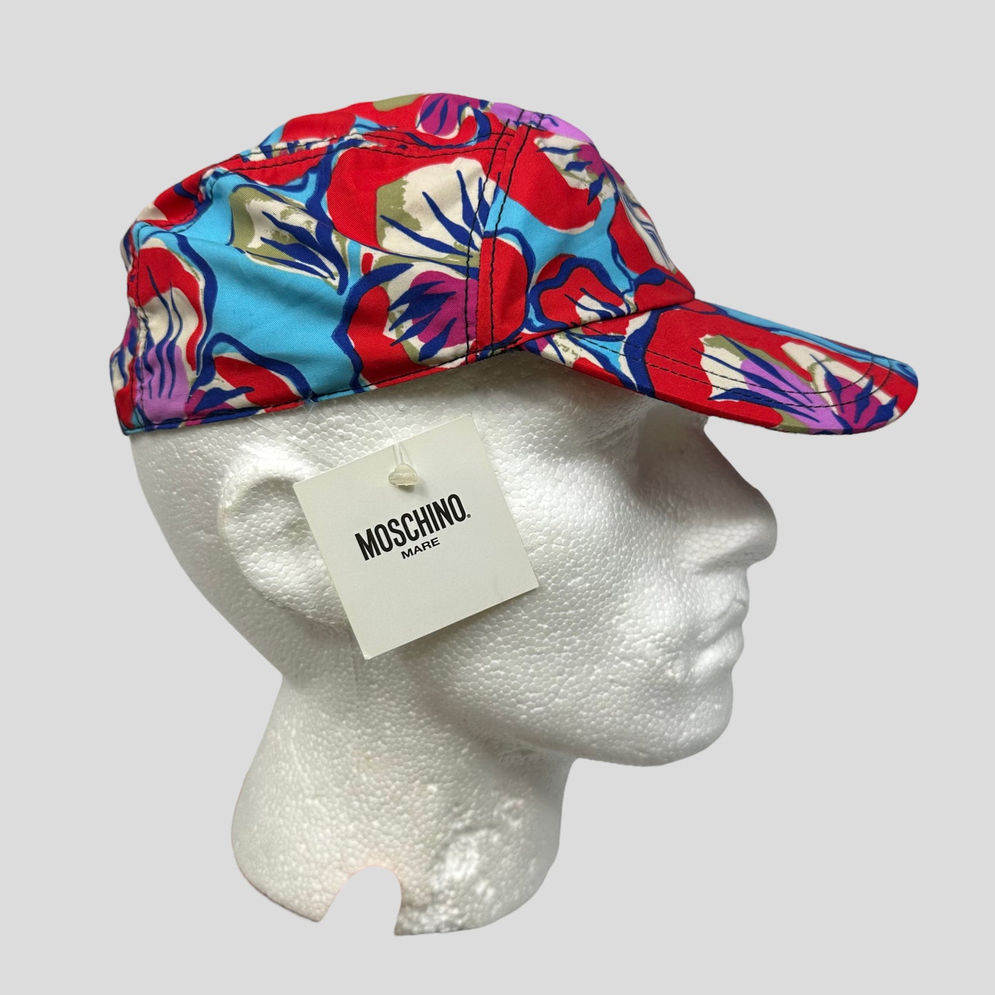 Moschino Mare 00’s Floral Neon Cap DSWT - S/M