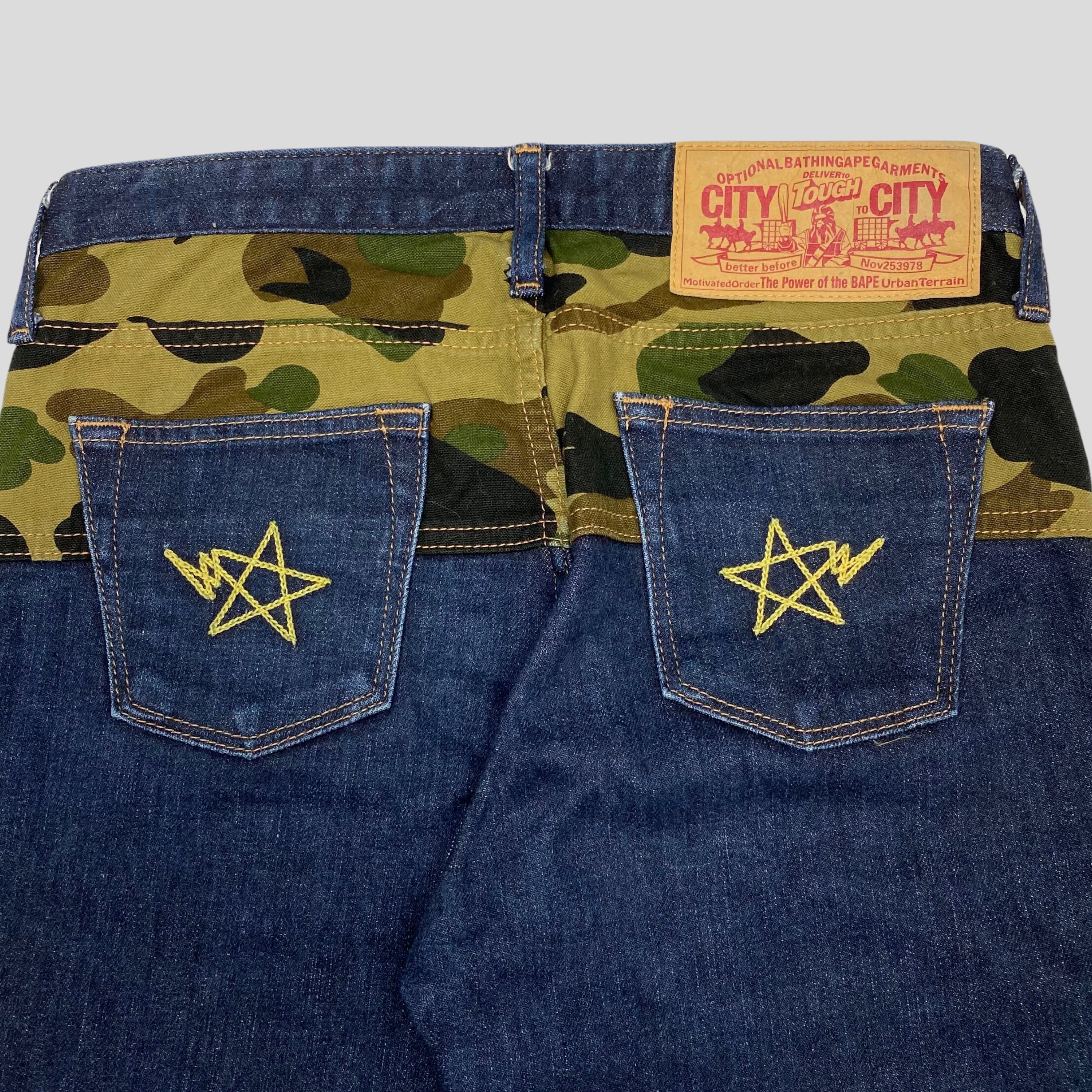 Bape Sta 1st Camo Jeans - W28 – Warmwaves