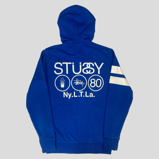 Stussy 00’s NYLTA Graphic Zip-up Hoodie - S/M