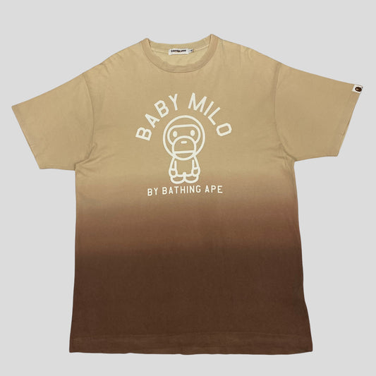 Bape OG 2009 Gradient Baby Milo T-Shirt - XL/XXL