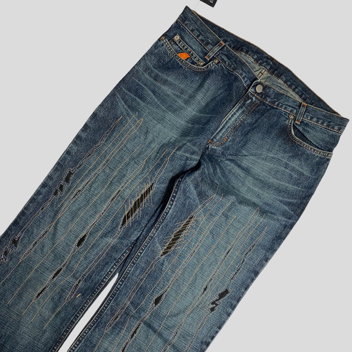W+LT 2003 Ripped Effect Jeans - 32-33