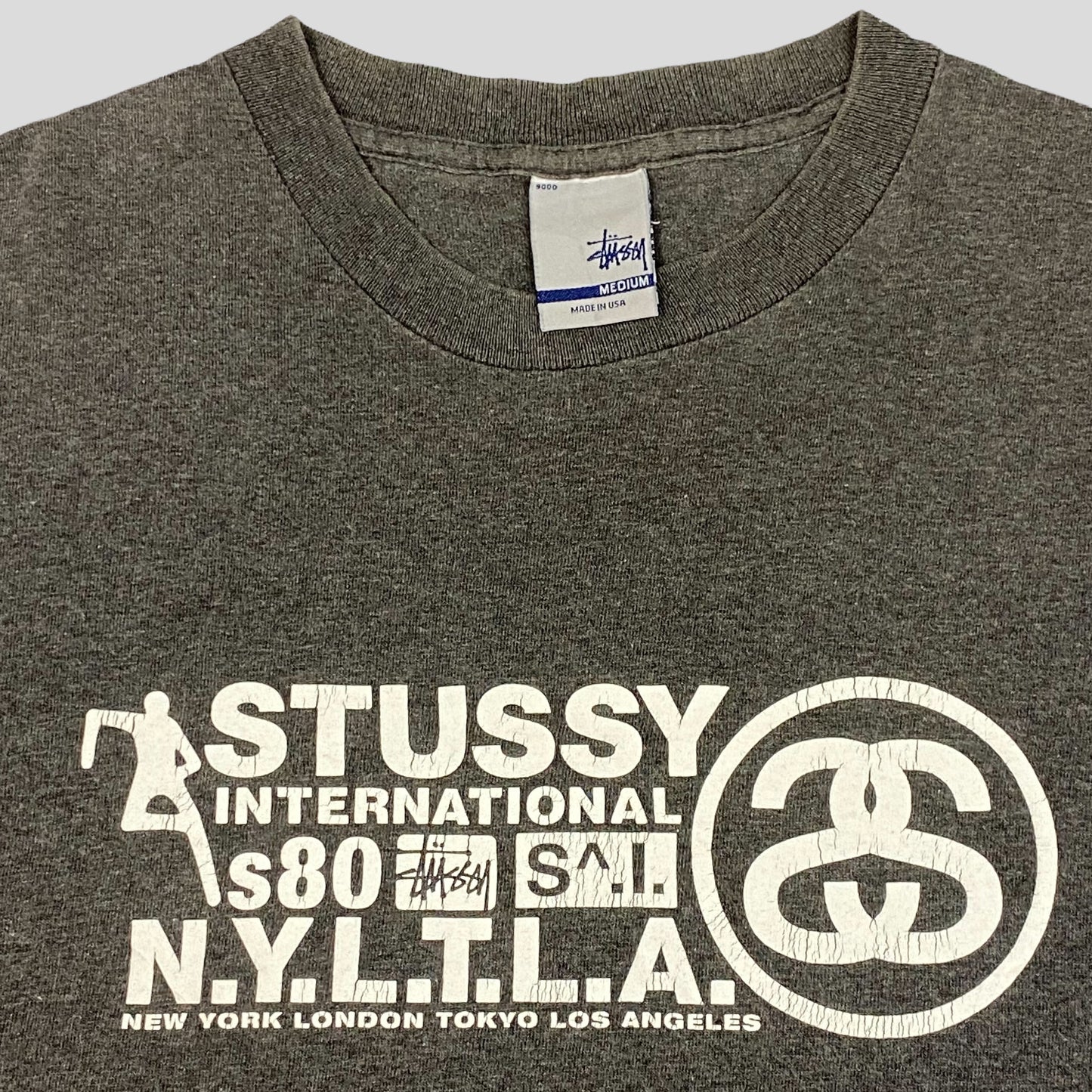 Stussy ‘01 S80 International T-shirt - M
