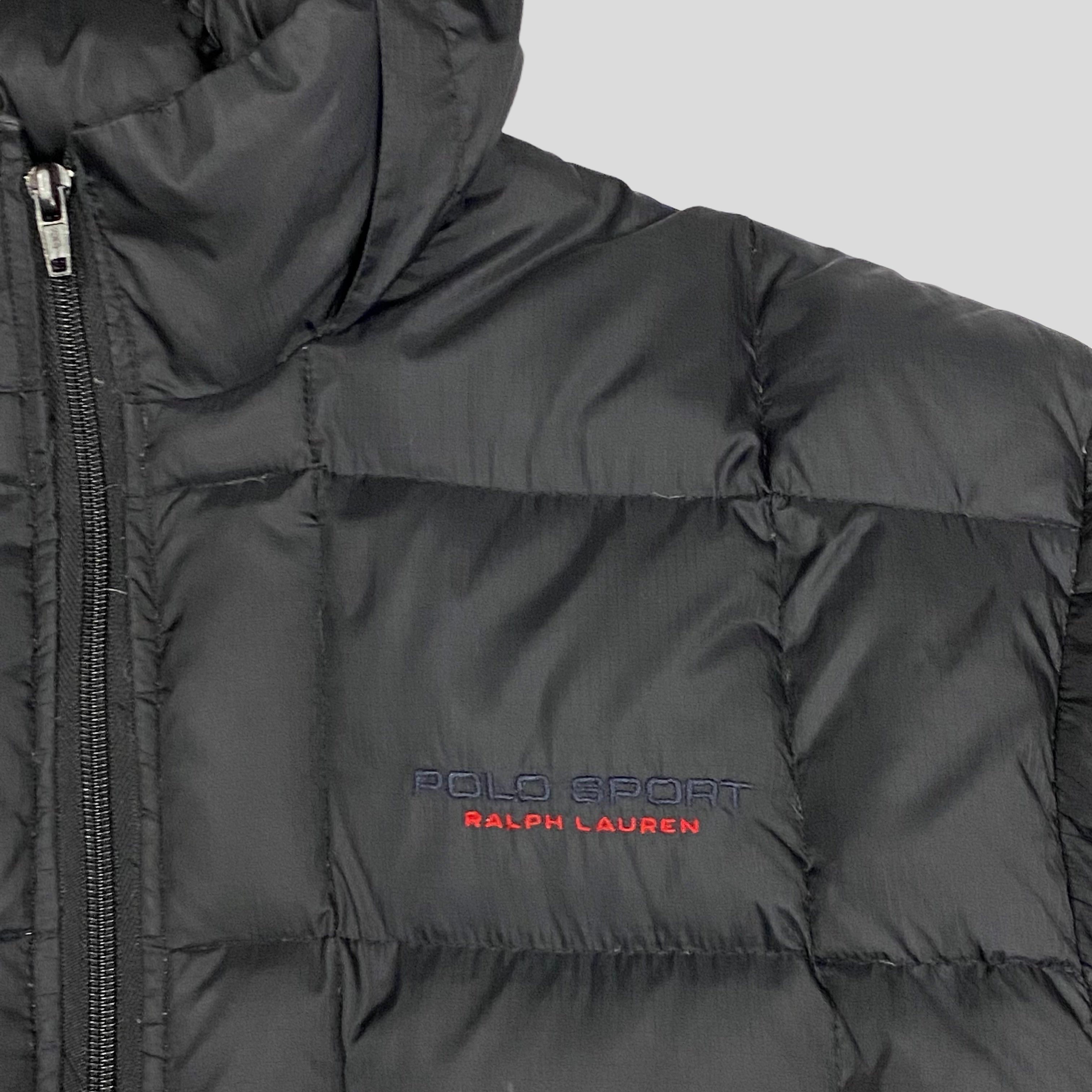 Polo sport black online puffer jacket