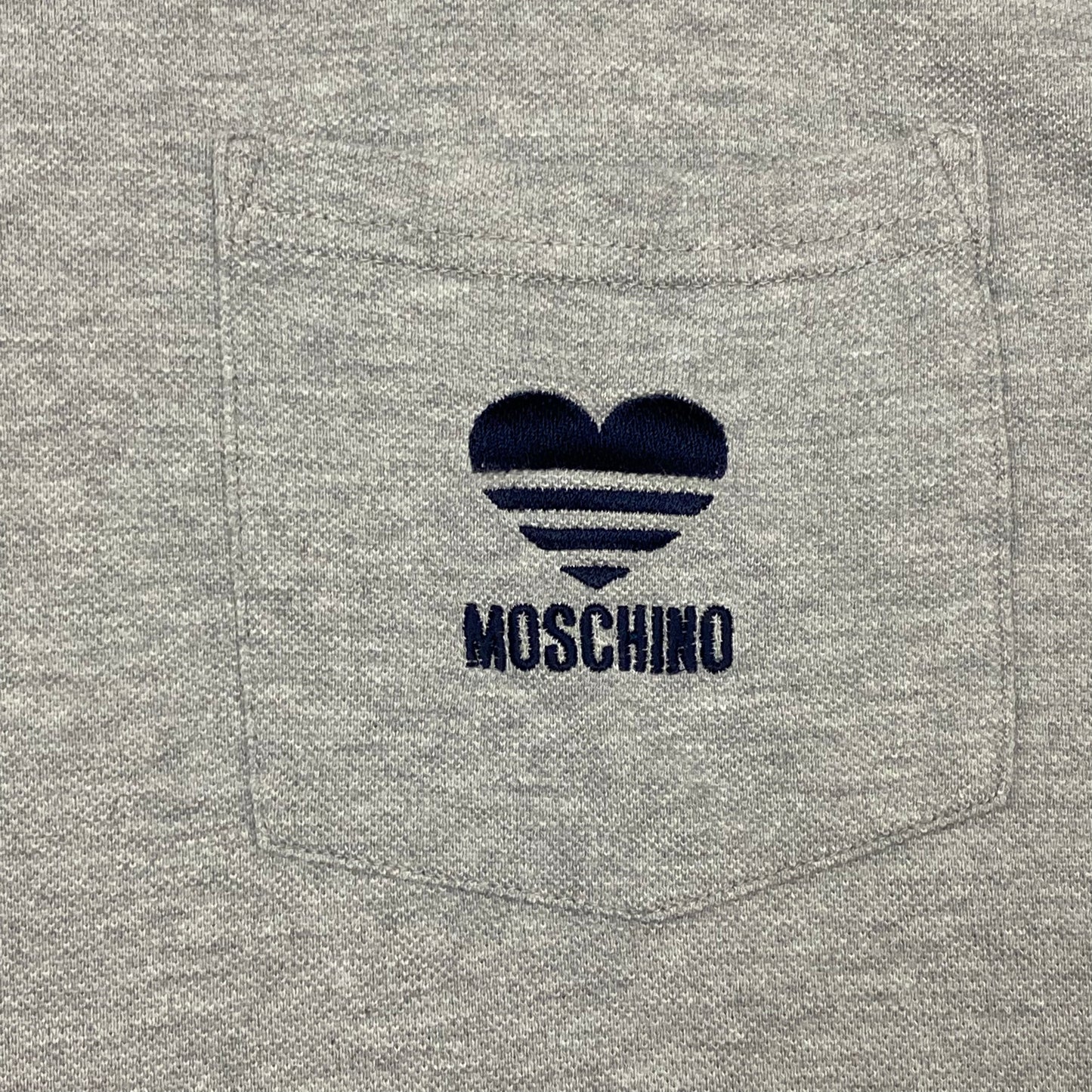 Moschino Jeans 90’s Taped Monogram Polo - XL