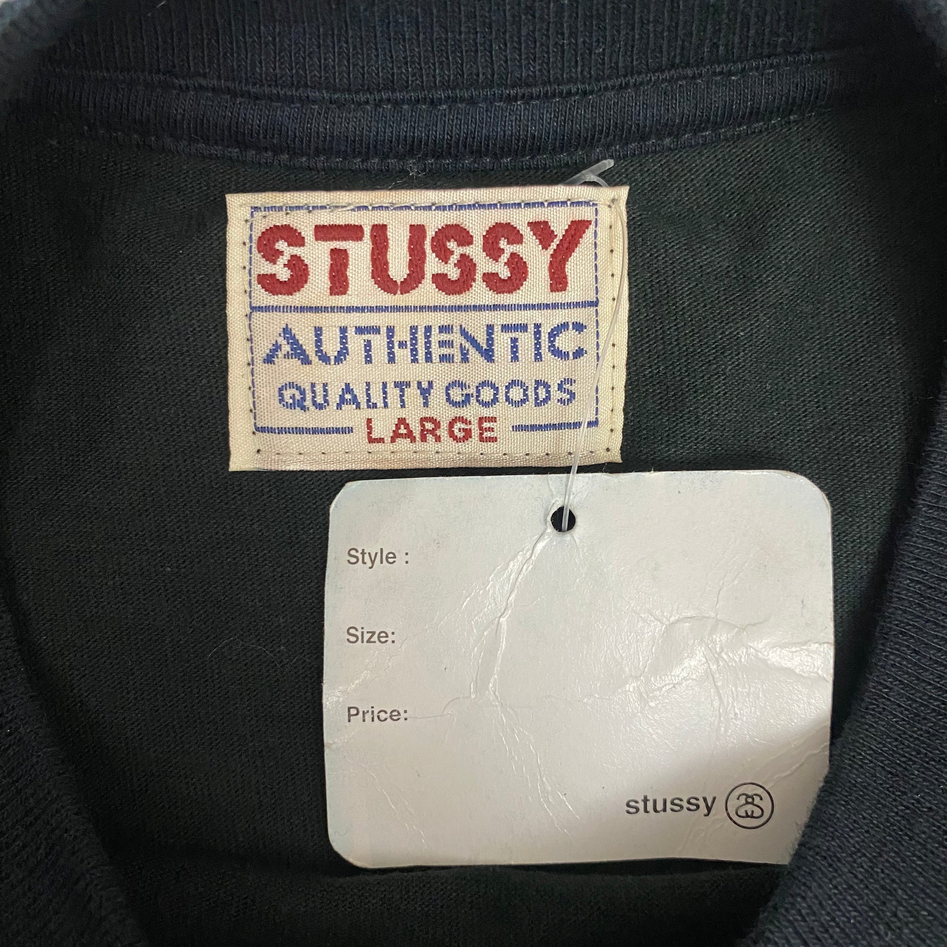 Stussy 90's Authentic Goods DSWT LS - L – Warmwaves