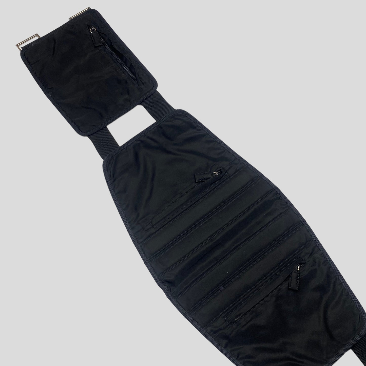 Prada 1999 Nylon Tactical Belt Bag - XL