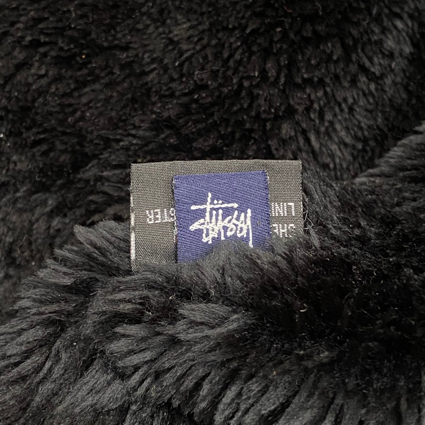 Stussy 90 s Star Nylon Fur Lined Coach Jacket L XL Warmwaves