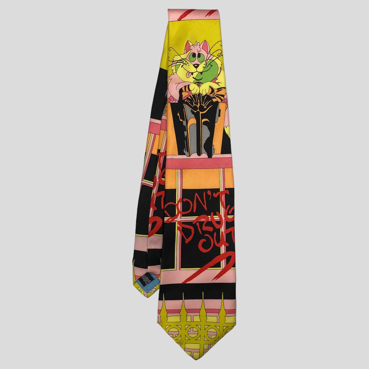 Iceberg 1992 Don’t Drug Out Silk Tie
