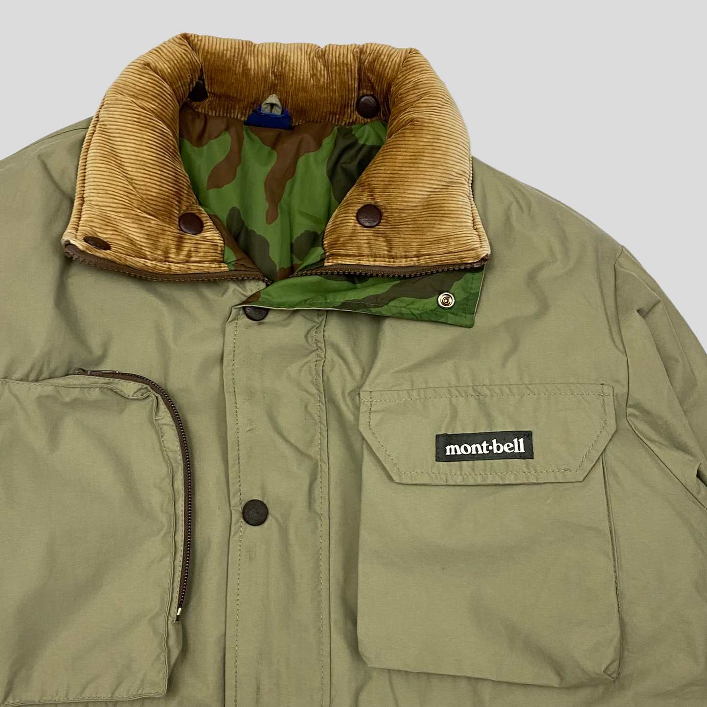 Mont-bell 90’s Tactical Reversible Fisherman’s Puffer Jacket - M