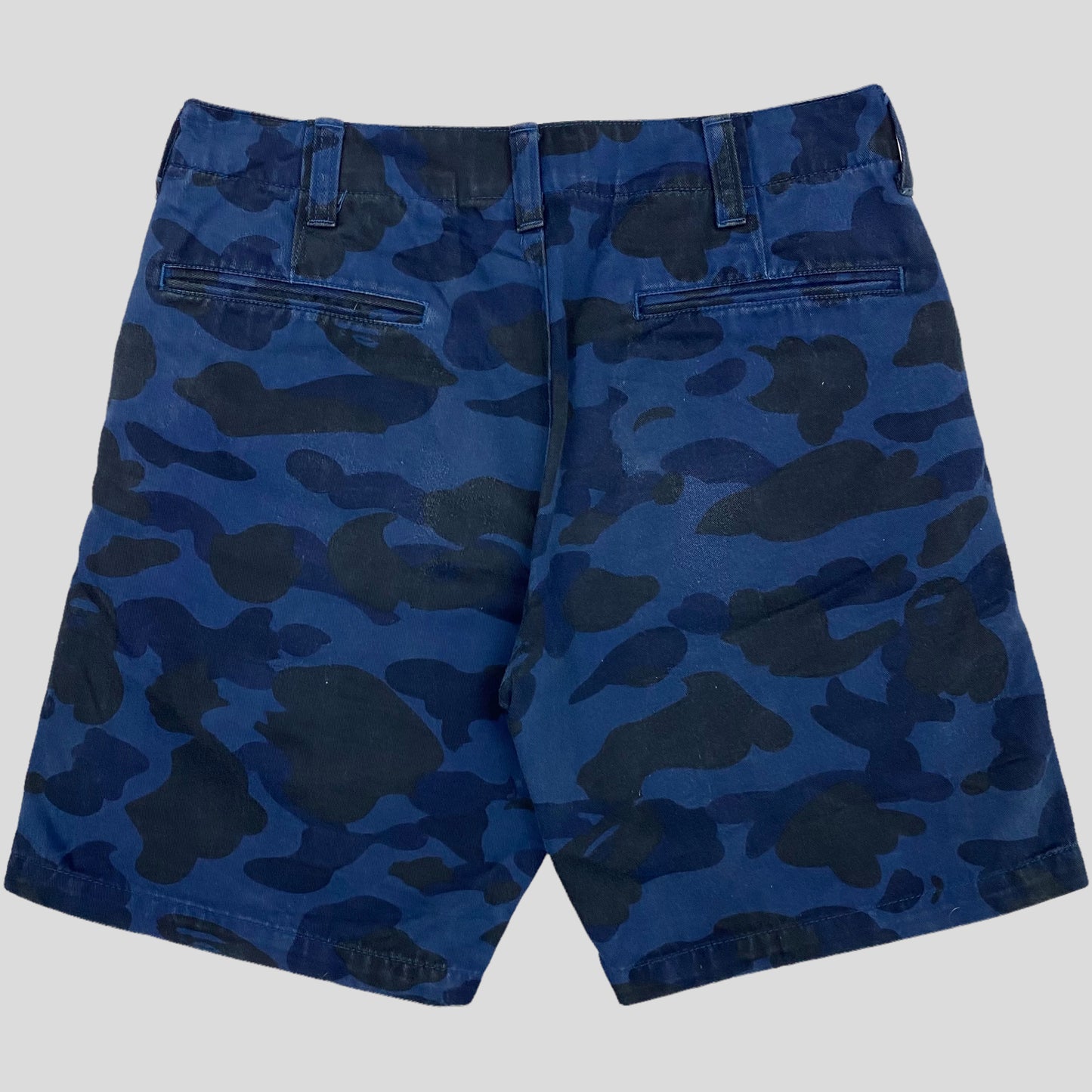 Bape 00’s Blue Camo Shorts - W30