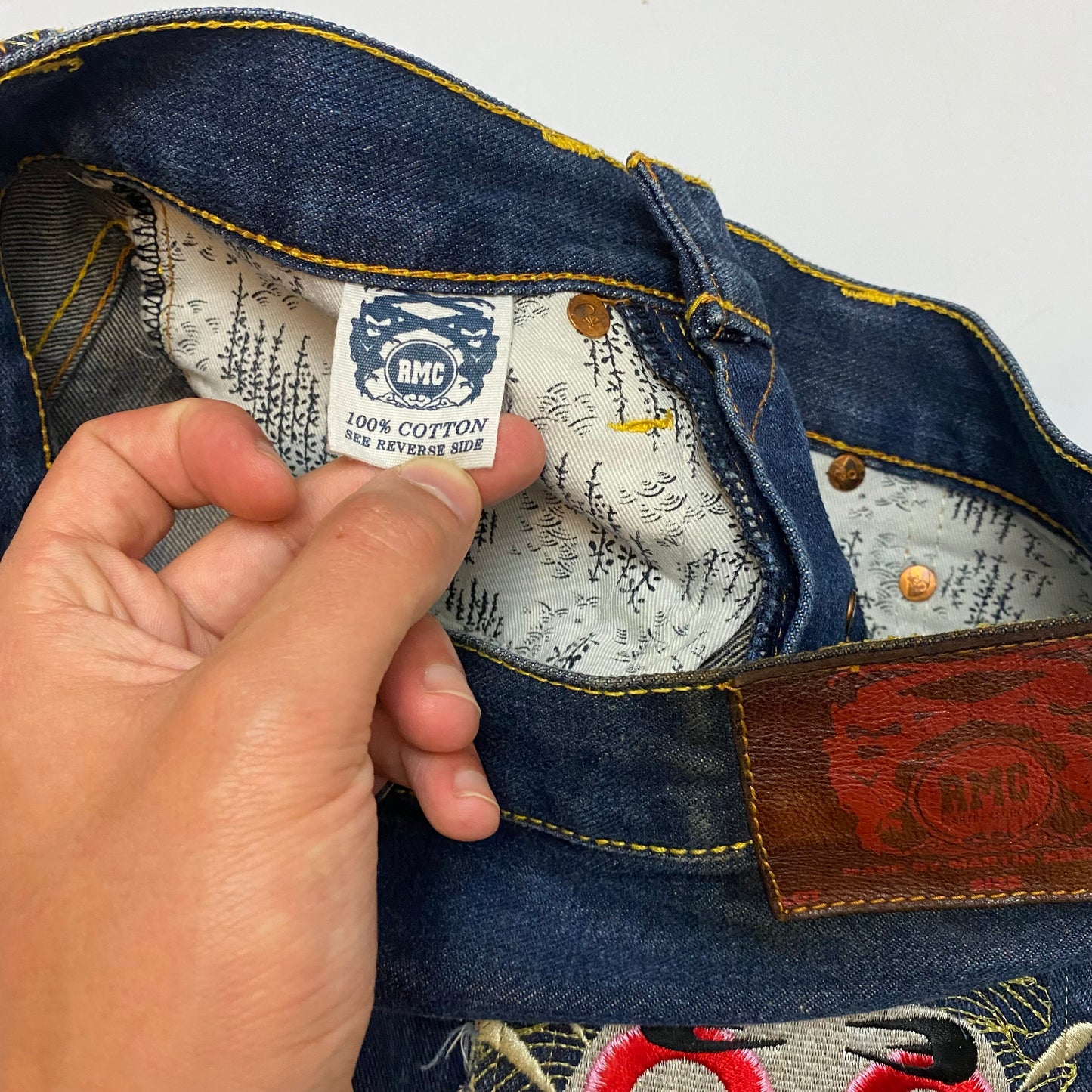 RMC 00’s Embroidered Denim Jeans - w28