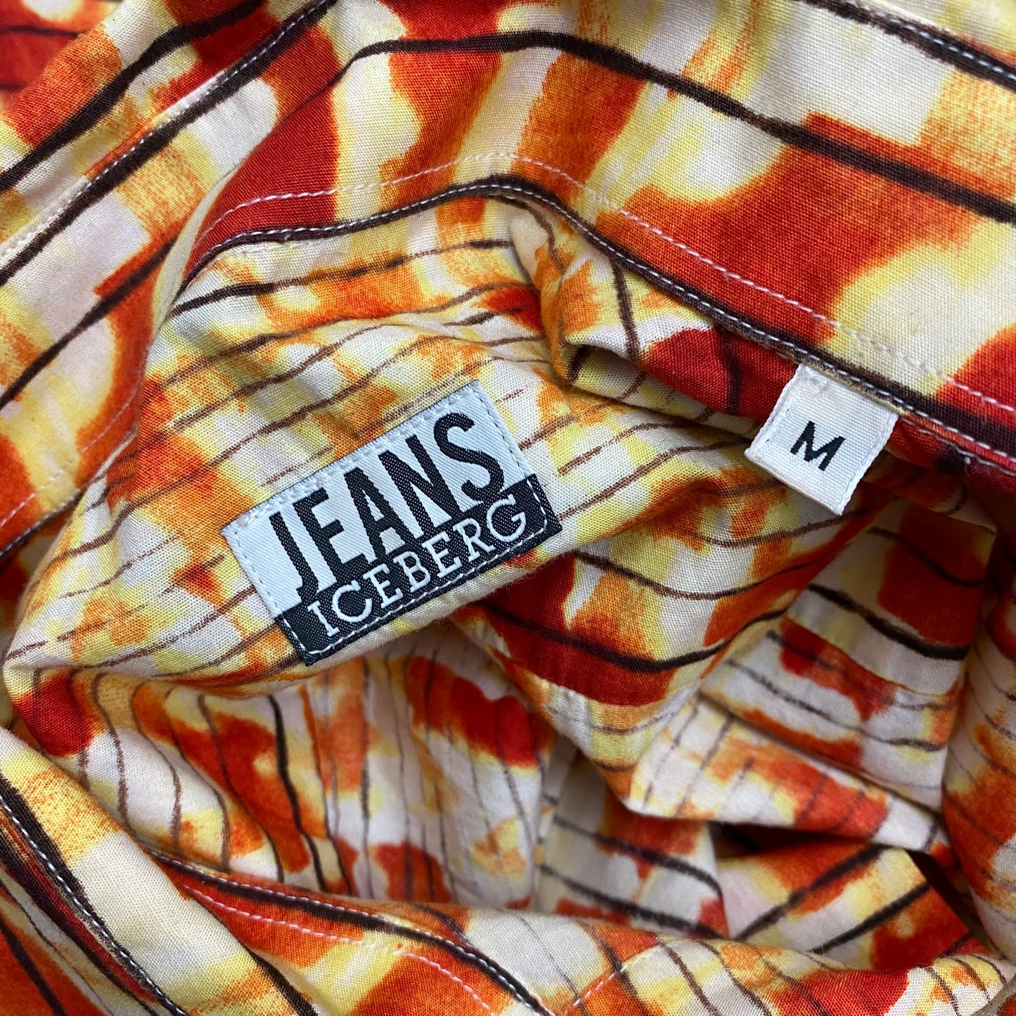 Iceberg Jeans 90’s Blaze Monogram Shirt - M