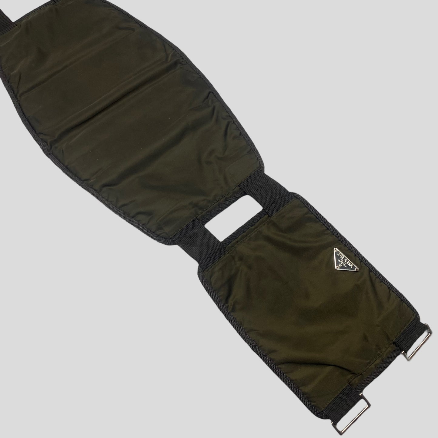 Prada 1999 Nylon Tactical Belt Bag - L