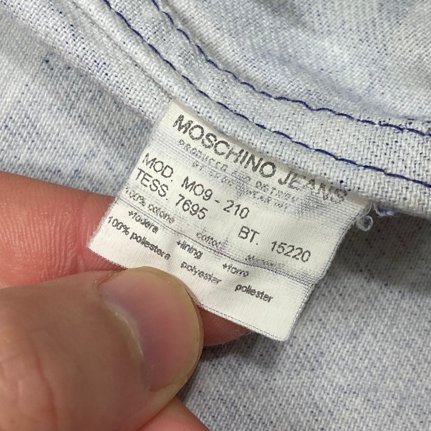 Moschino Jeans ‘99 Ethno Denim Jacket - IT54 (L/XL)