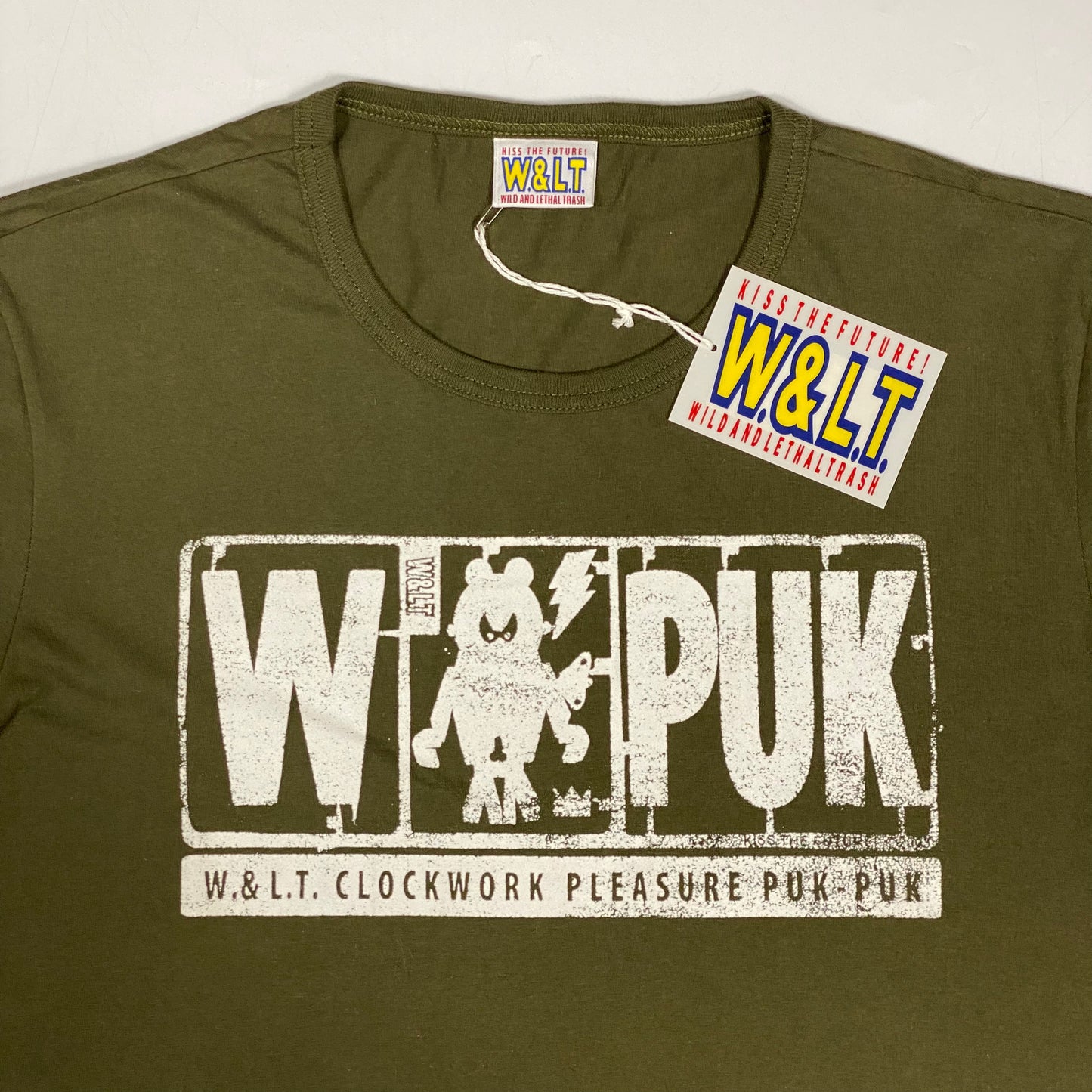 W+LT 2003 Army Green Puk Puk T-shirt - M