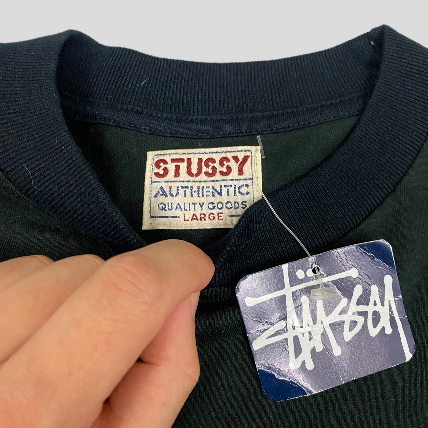 Stussy 90’s Authentic Goods DSWT LS - L