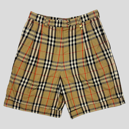 Burberrys 1980’s Nova Check Shorts - W30 / 12