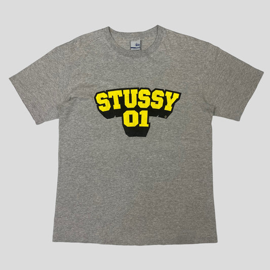 Stussy 2001 College Graphic T-shirt - M