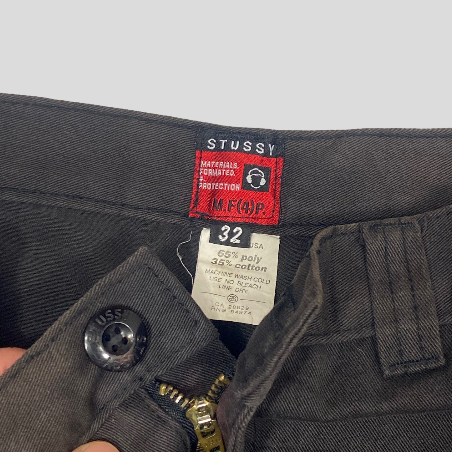 Stussy 90’s M.F.P Baggy Work Trousers - 32