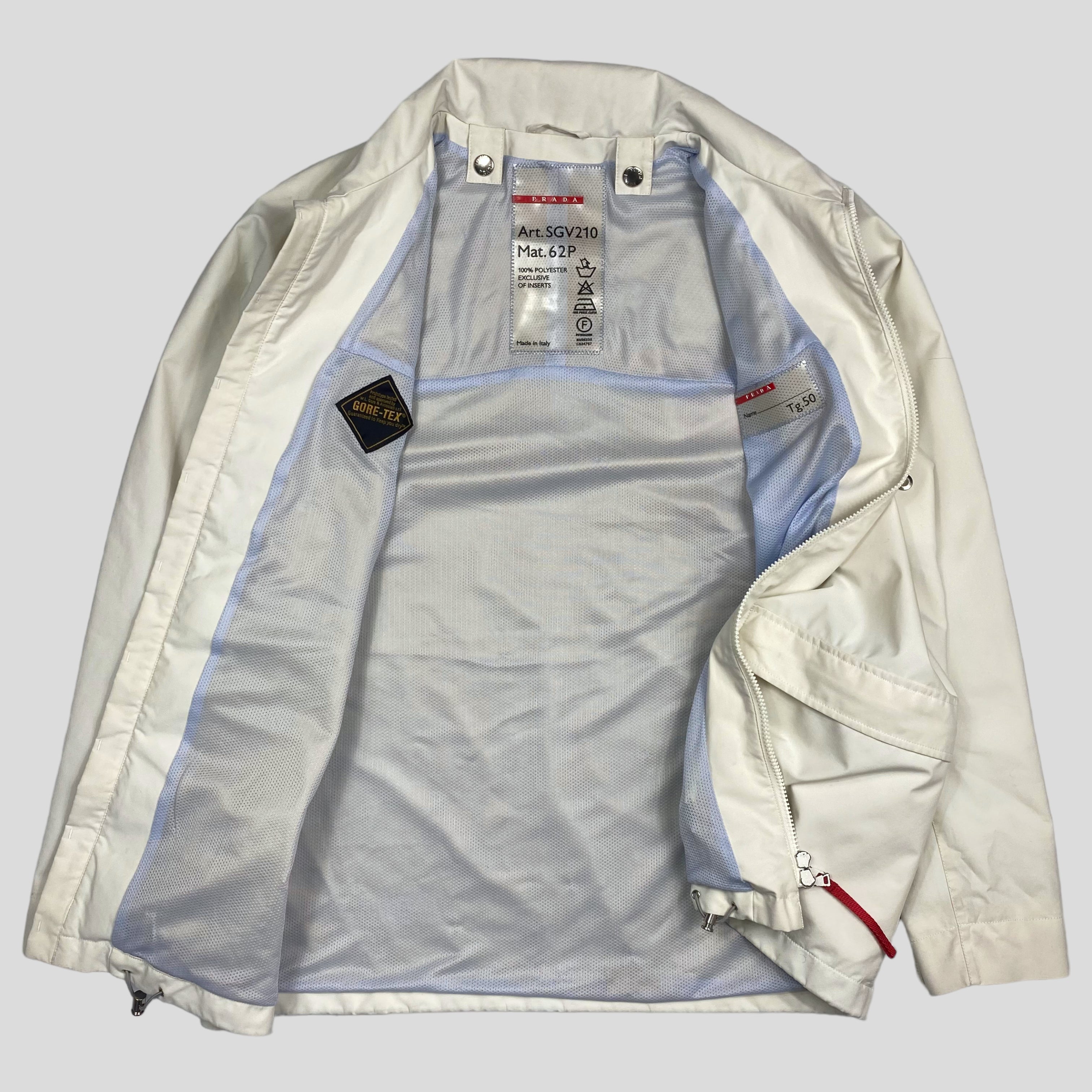 Prada Sport SS2000 Convertible Goretex Prototype Jacket - L 