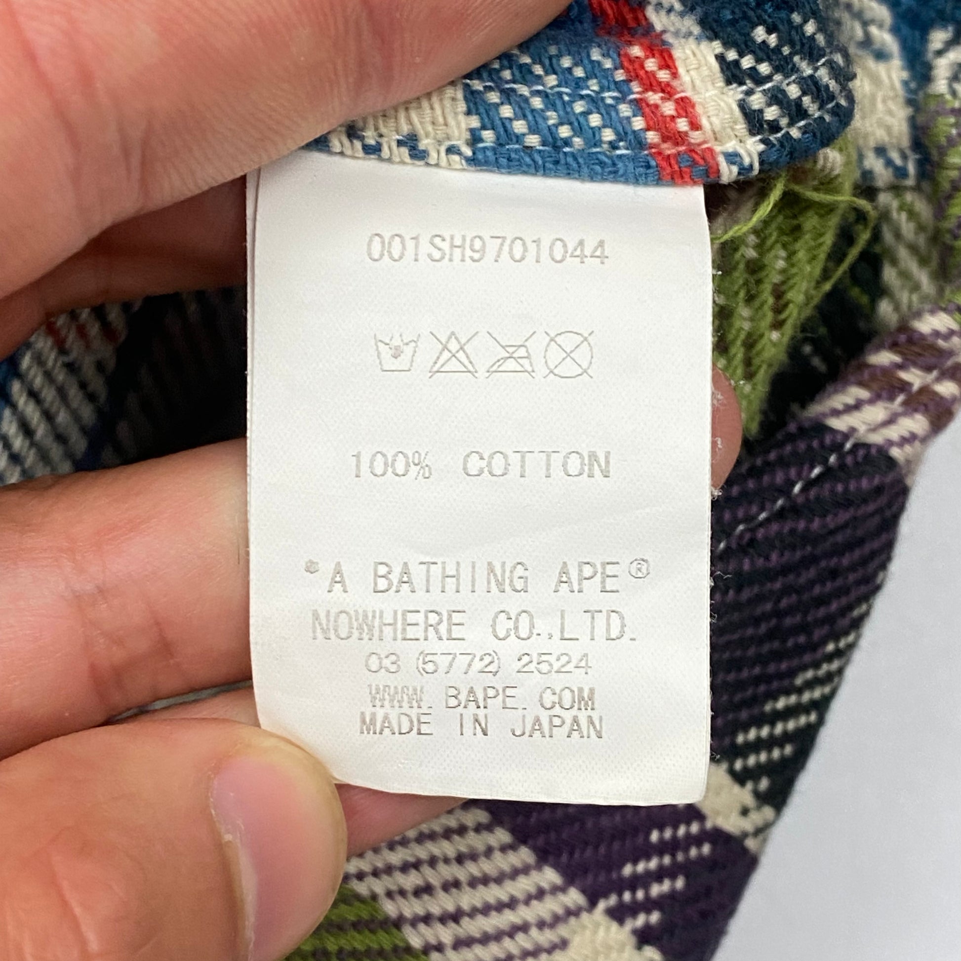 bape flannel shirt