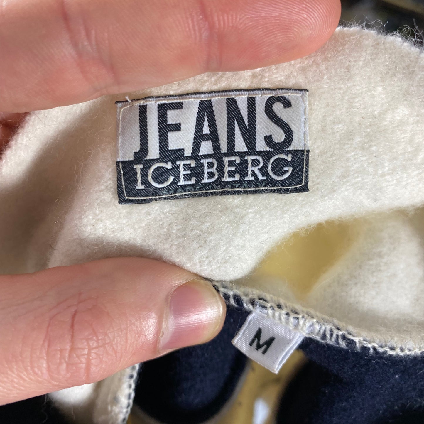 Iceberg Jeans 90’s Wool & Angora M Bi-colour Vest - 10-12