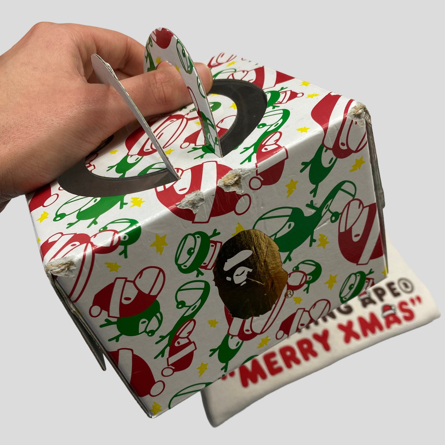 Bape 2014 Christmas T-shirt with Present Box - M/L