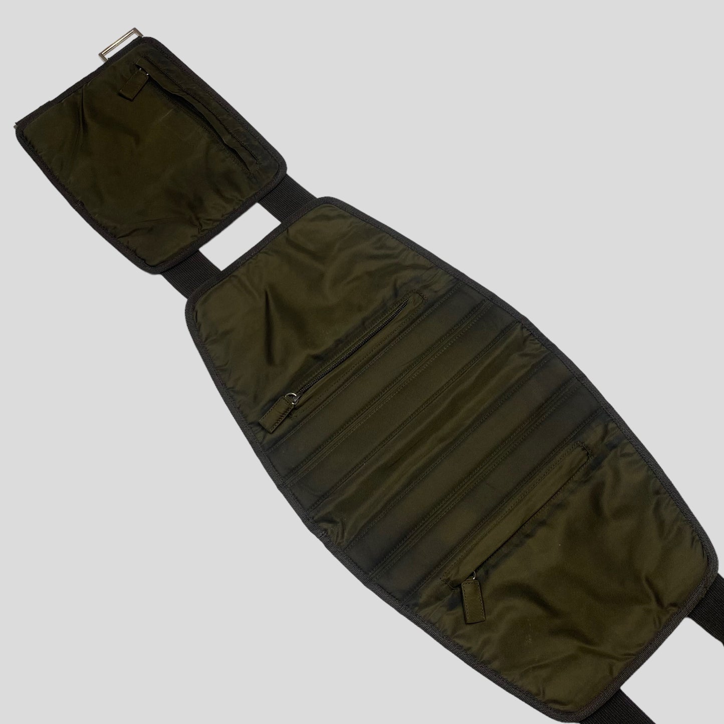 Prada 1999 Nylon Tactical Belt Bag - L