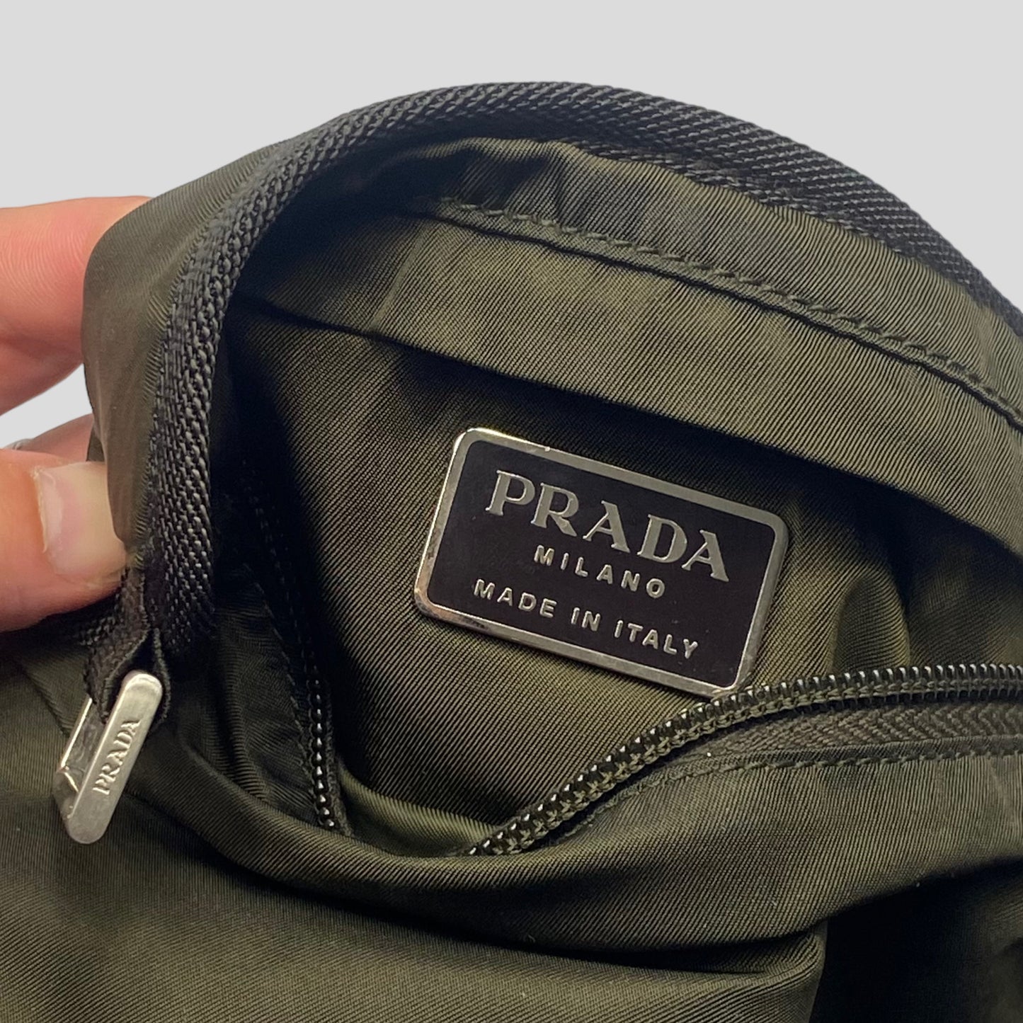 Prada 1999 Nylon Tactical Belt Bag - L
