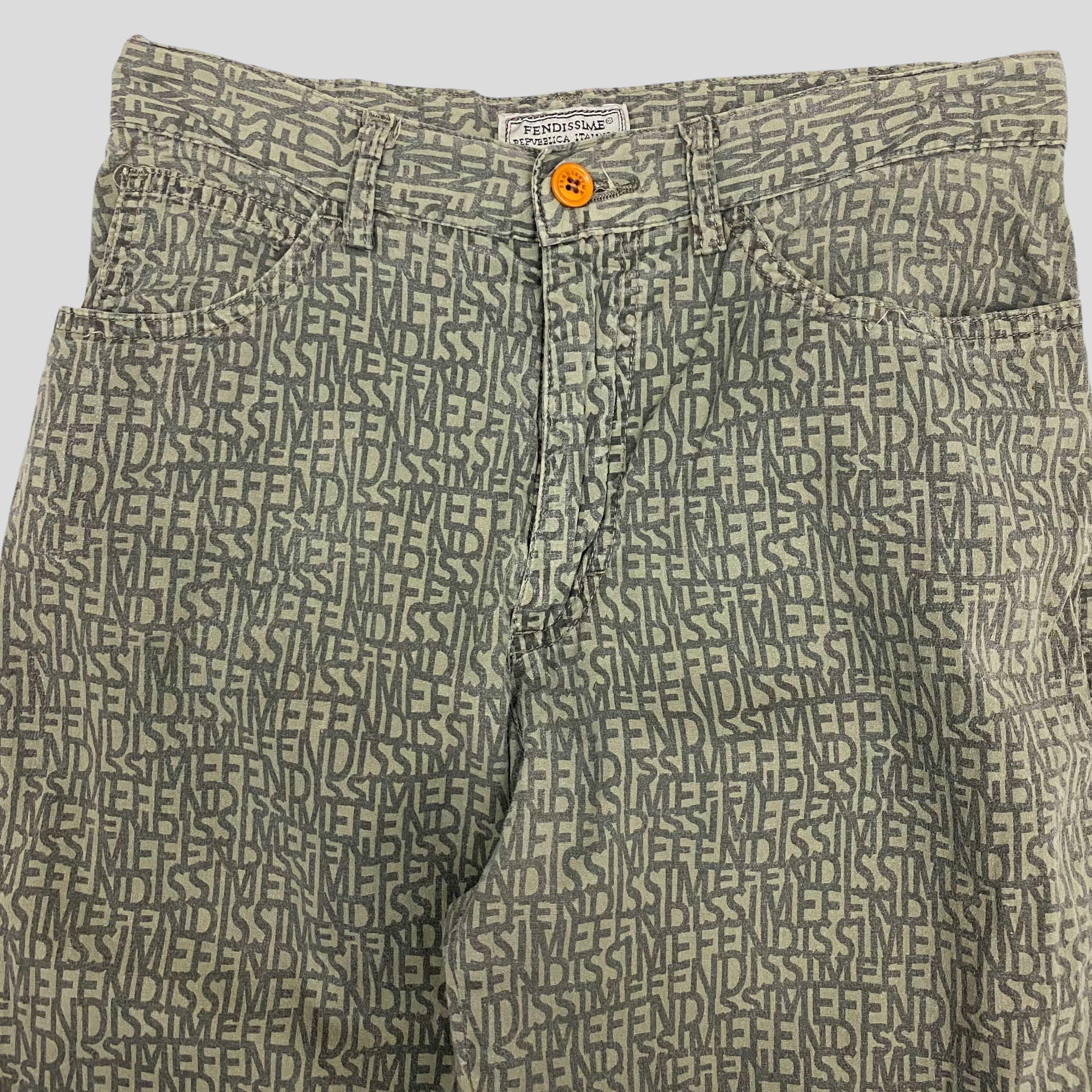 Fendi 2025 monogram trousers