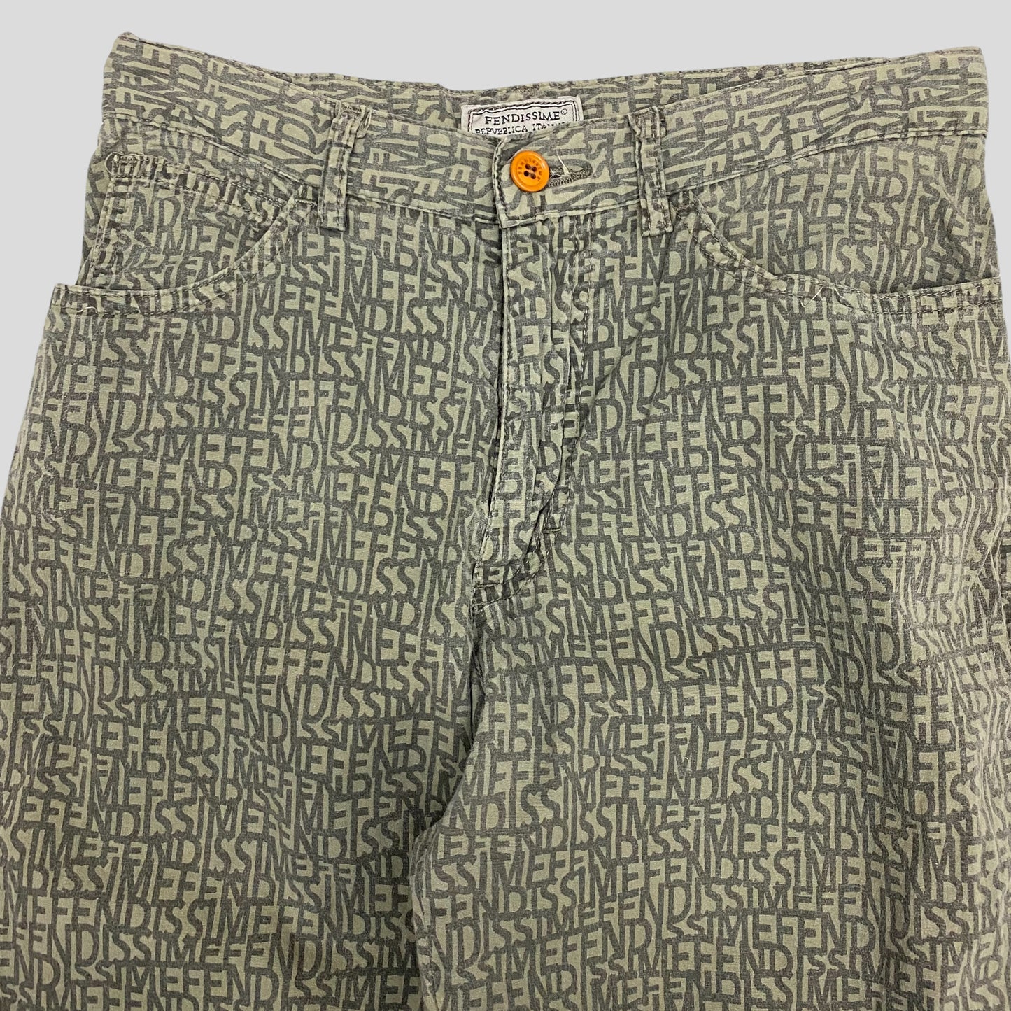 Fendi Fendissime 90’s monogram trousers - w26